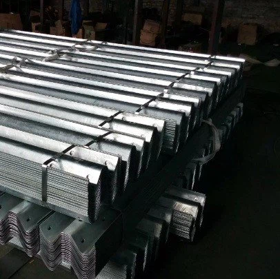 Two wave guardrail stock